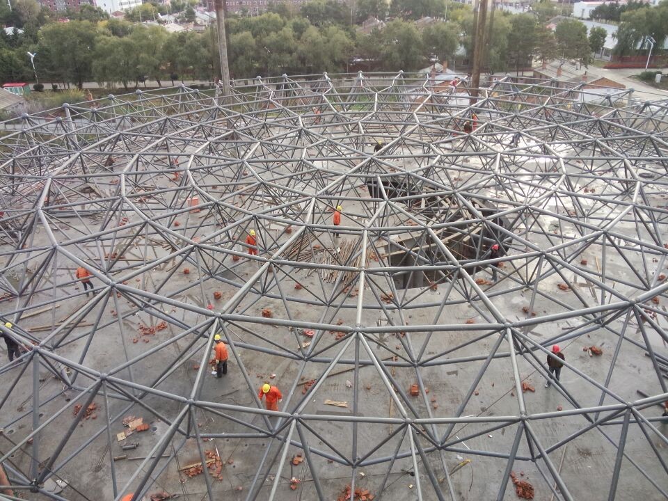 六安全民健身中心网架