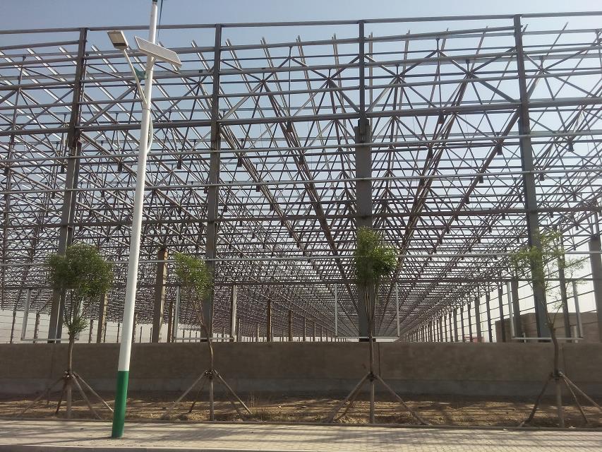 六安汽车工业厂房网架