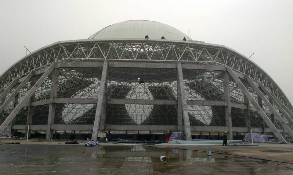 六安温泉馆网架工程